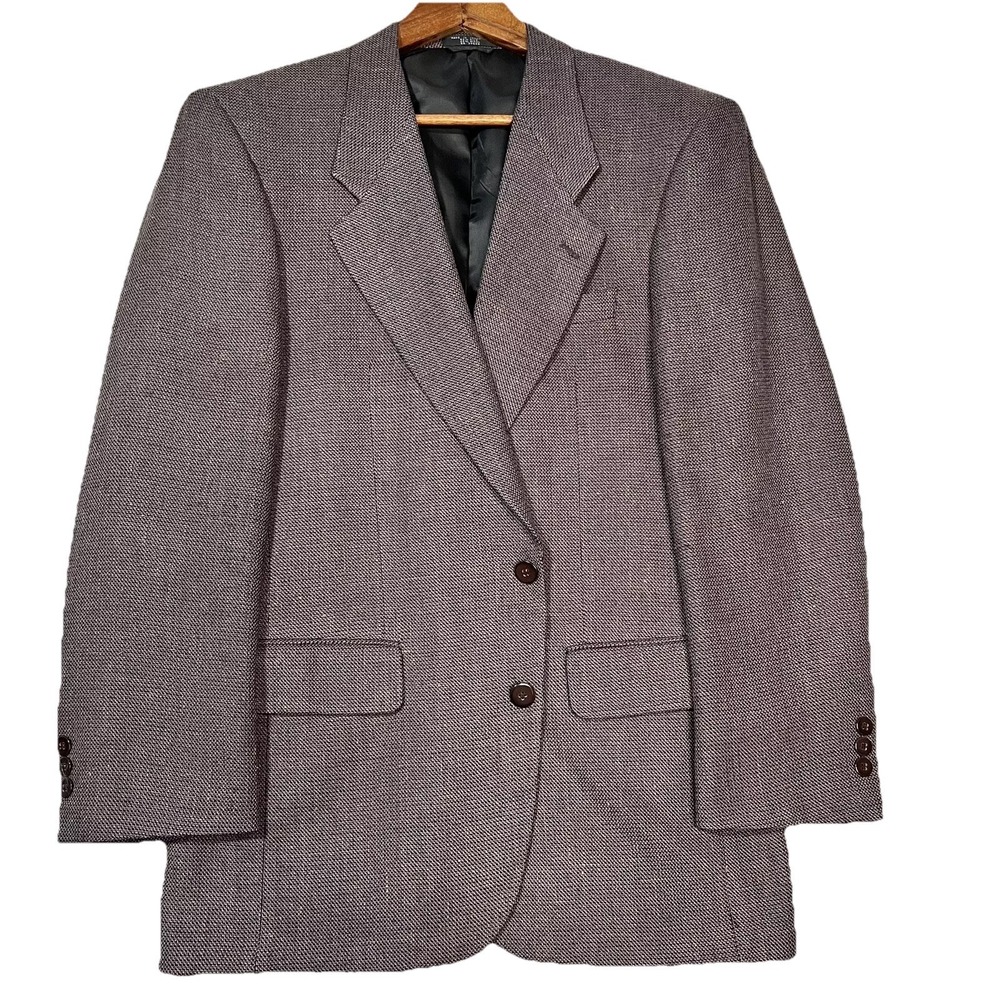 Petrocelli Sport Coat Men's 39 Regular Silk Wool Blend Two Button Blazer
